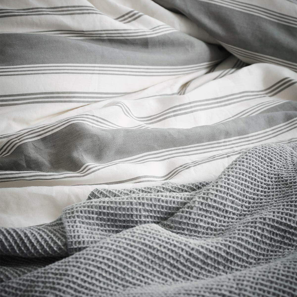 Marc O'Polo Osi Grey dekbedovertrek 60% katoen en 40% linnen