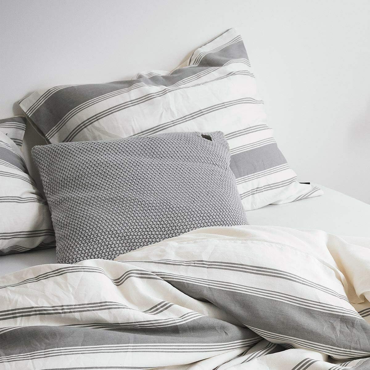 Marc O'Polo Osi Grey dekbedovertrek 60% katoen en 40% linnen