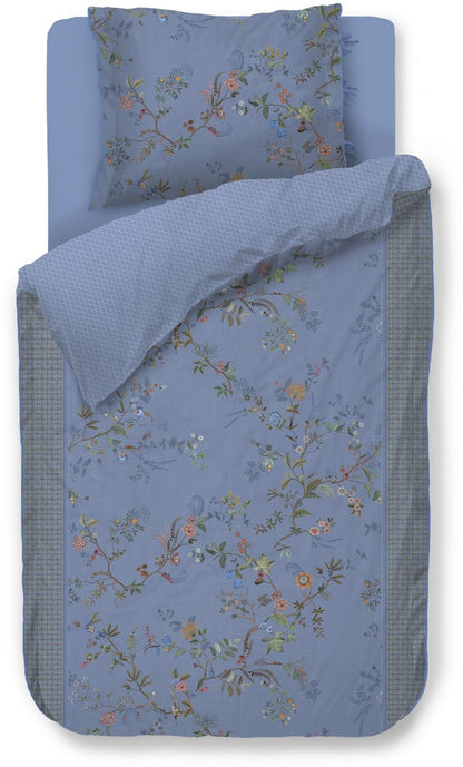 Pip Studio Bustani Blue 200TC percal katoen dekbedovertrek