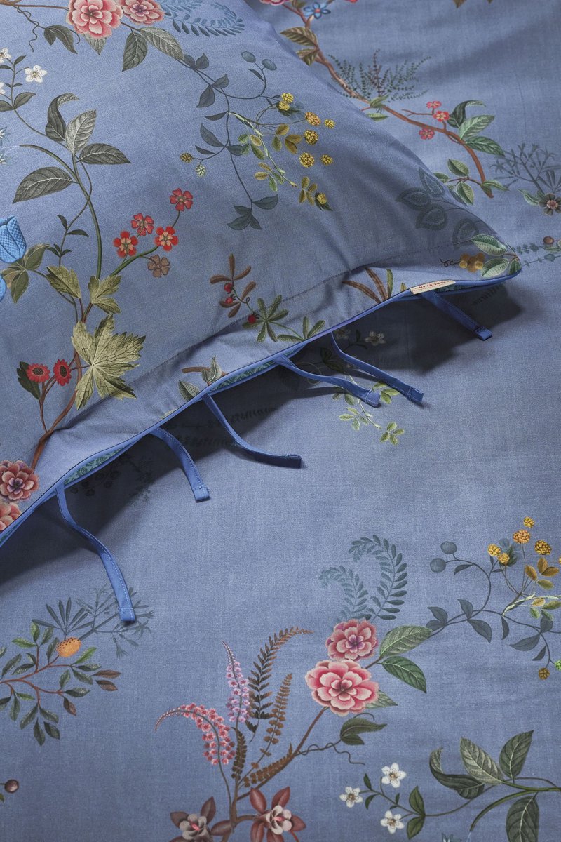 Pip Studio Bustani Blue 200TC percal katoen dekbedovertrek