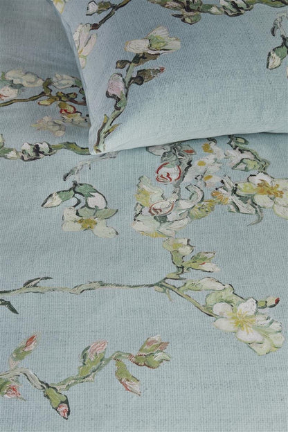Beddinghouse Vincent van Gogh Blossom Blue Grey dekbedovertrek katoensatijn 220TC