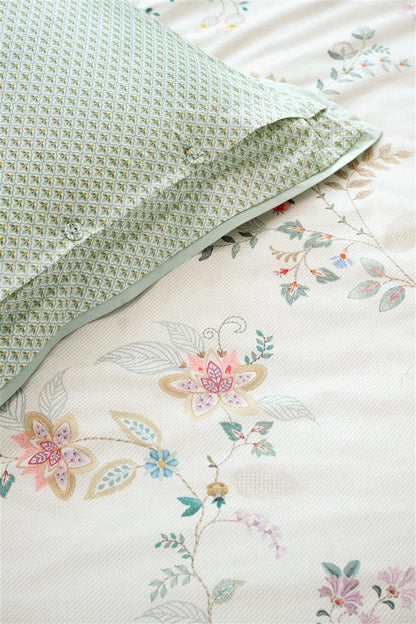 Pip Studio Kili flower White perkal 200TC dekbedovertrek