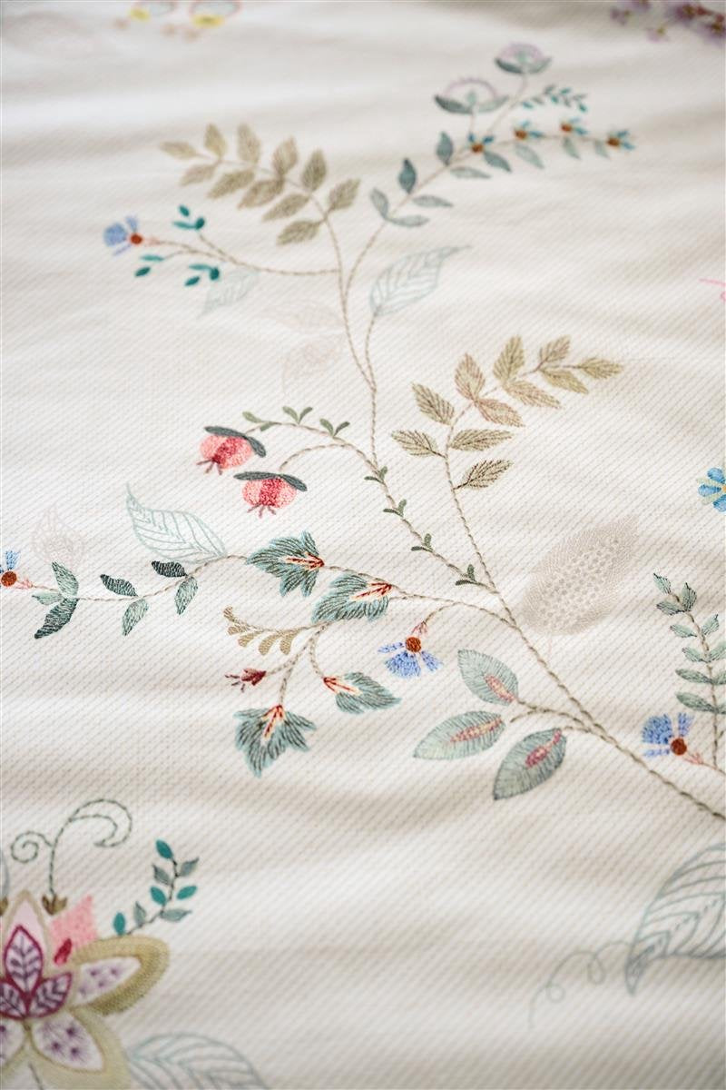 Pip Studio Kili flower White perkal 200TC dekbedovertrek