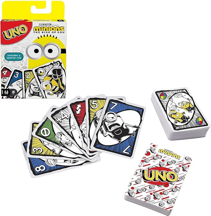 Uno Minions 2 The rise of Gru Illumination Mattel