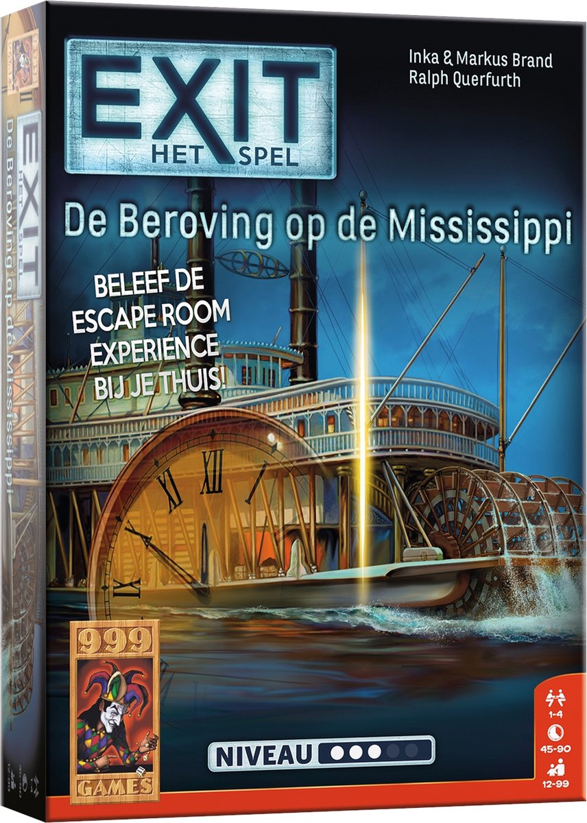 Exit het spel De beroving op de Mississippi 999 games escaperoom