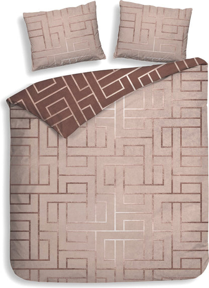 Heckettlane Roja twill dekbedovertrek abstract