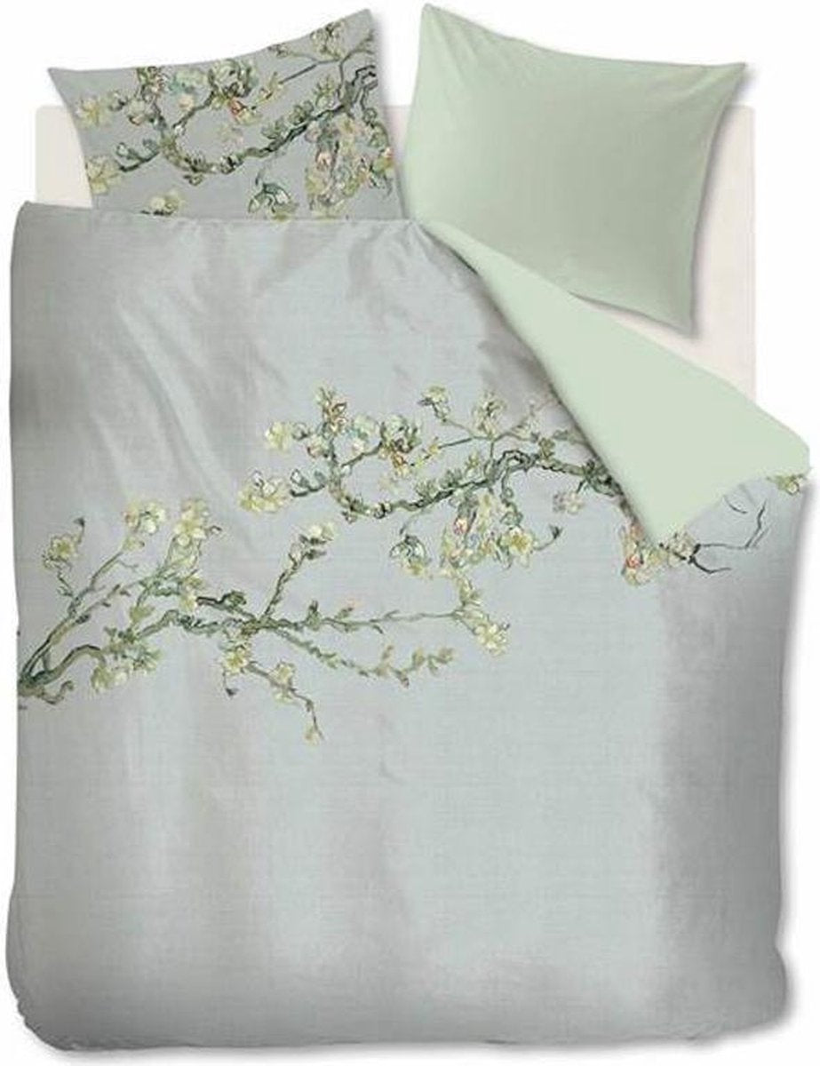 Beddinghouse Vincent van Gogh Blossom Grey dekbedovertrek katoensatijn 220TC