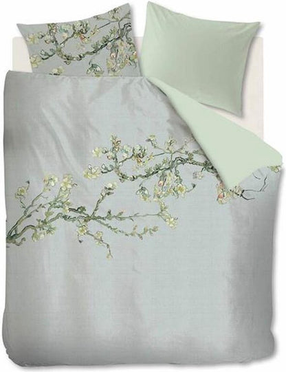 Beddinghouse Vincent van Gogh Blossom Grey dekbedovertrek katoensatijn 220TC