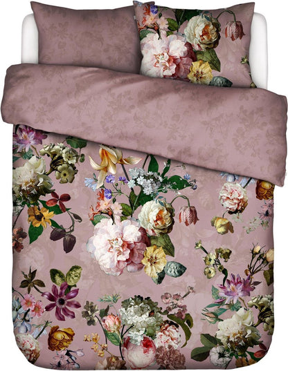 Essenza Fleur Woodrose dekbedovertrek katoensatijn 215TC