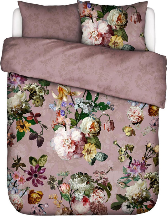 Essenza Fleur Woodrose dekbedovertrek katoensatijn 215TC