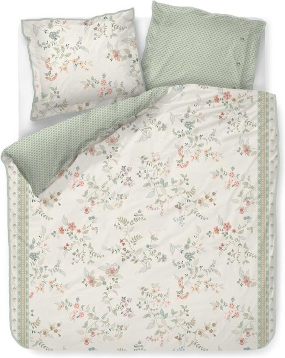 Pip Studio Kili flower White perkal 200TC dekbedovertrek