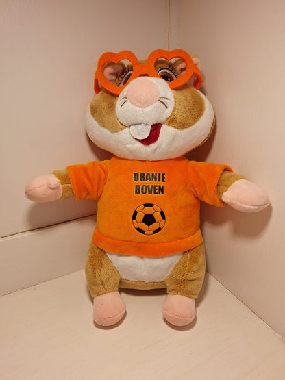 AH Hamster Albert Heijn knuffel Oranje boven voetbal