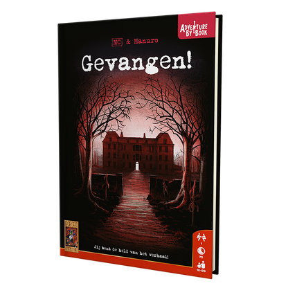 Adventure by book: Gevangen! breinbrekers 999 games puzzel boek