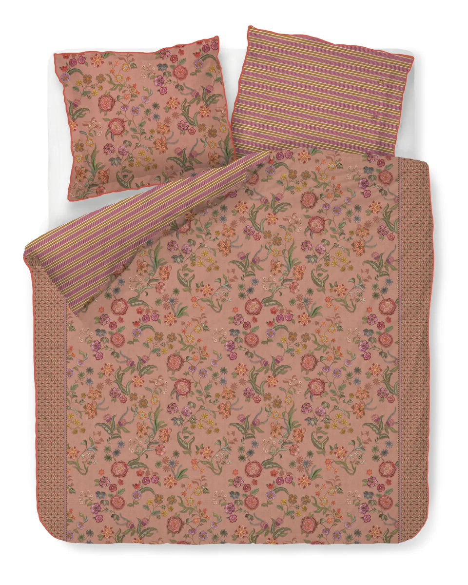 Pip Studio Coco Flower Coral percal katoen 200TC dekbedovertrek