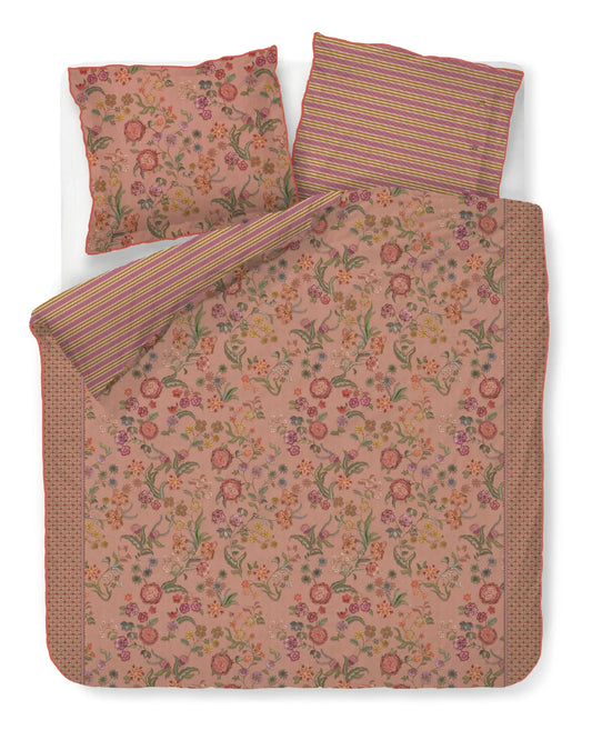 Pip Studio Coco Flower Coral percal katoen 200TC dekbedovertrek