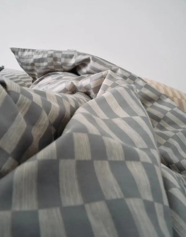 Marc O'Polo sillia neutral grey 220TC katoensatijn dekbedovertrek