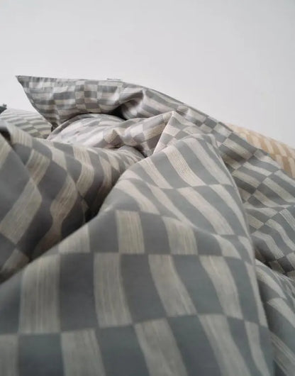 Marc O'Polo sillia neutral grey 220TC katoensatijn dekbedovertrek