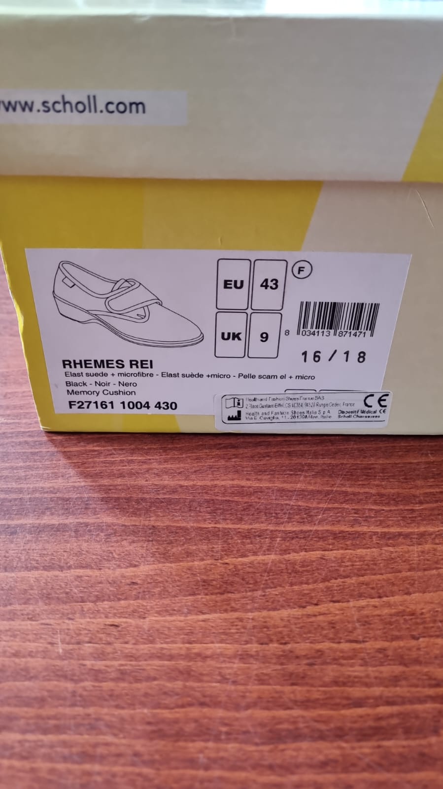 Scholl pantoffels zwart maat 43 extra comfort