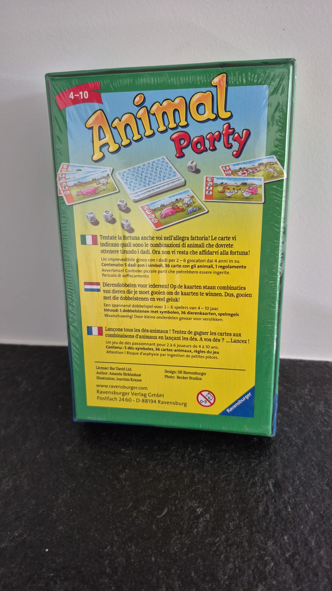 Animal party dobbelspel van Ravensburger