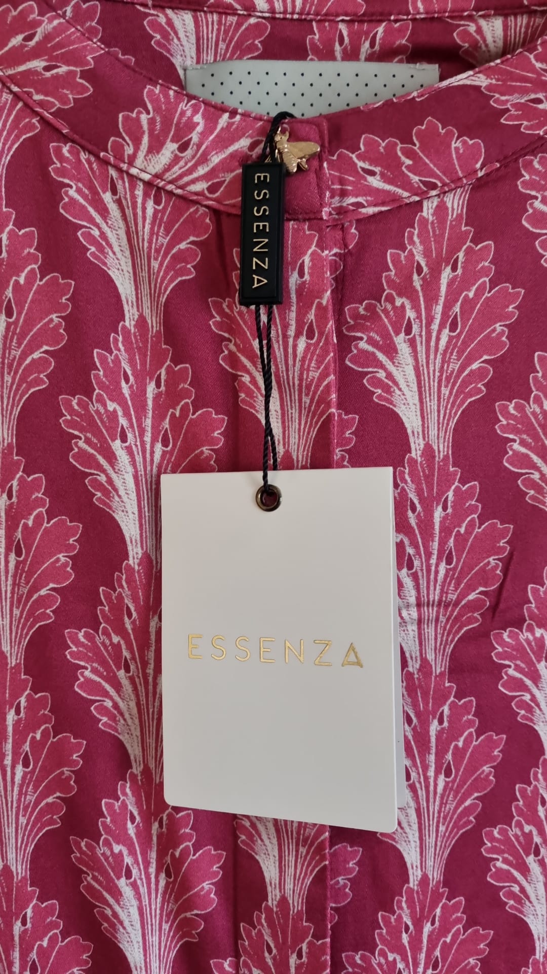 Essenza Marie Tesse Woven top long sleeve cherry red