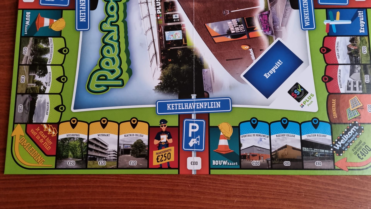 Monopolyspel van de Reeshof in Tilburg