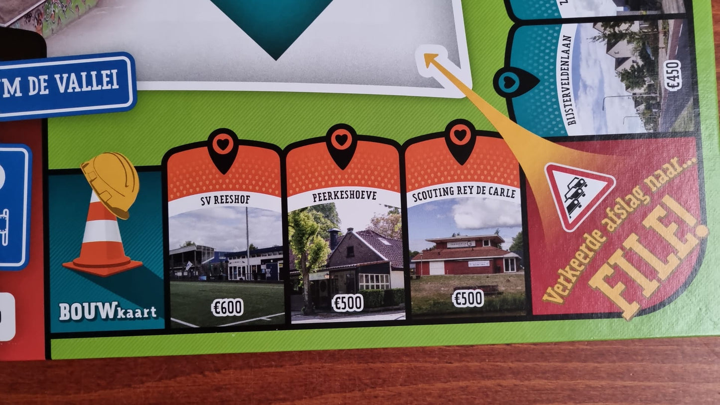 Monopolyspel van de Reeshof in Tilburg