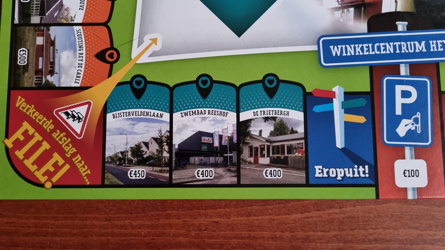 Monopolyspel van de Reeshof in Tilburg