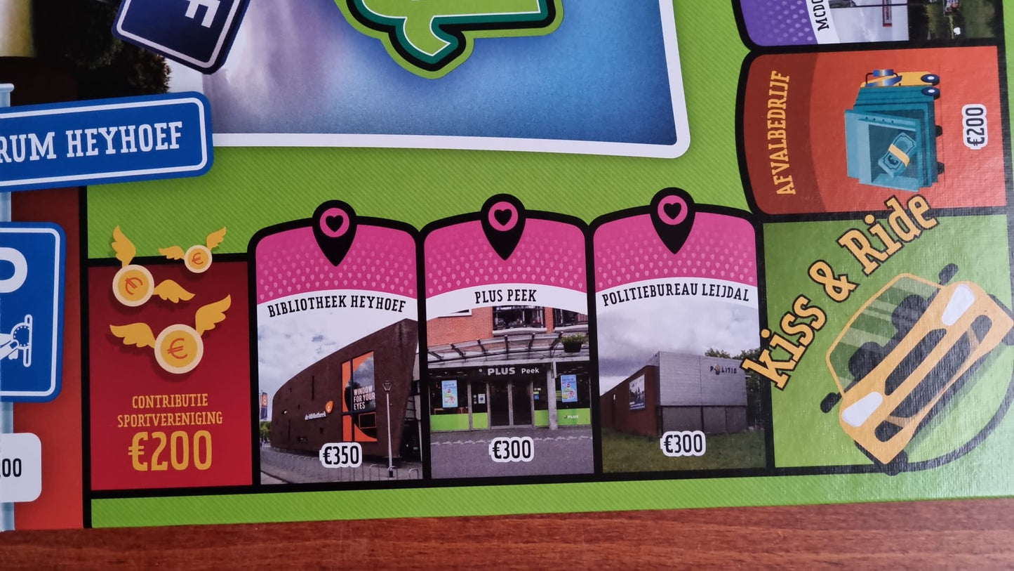 Monopolyspel van de Reeshof in Tilburg