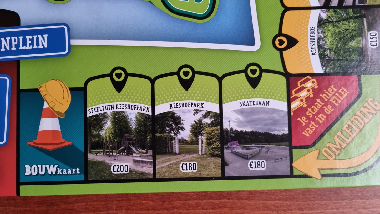 Monopolyspel van de Reeshof in Tilburg