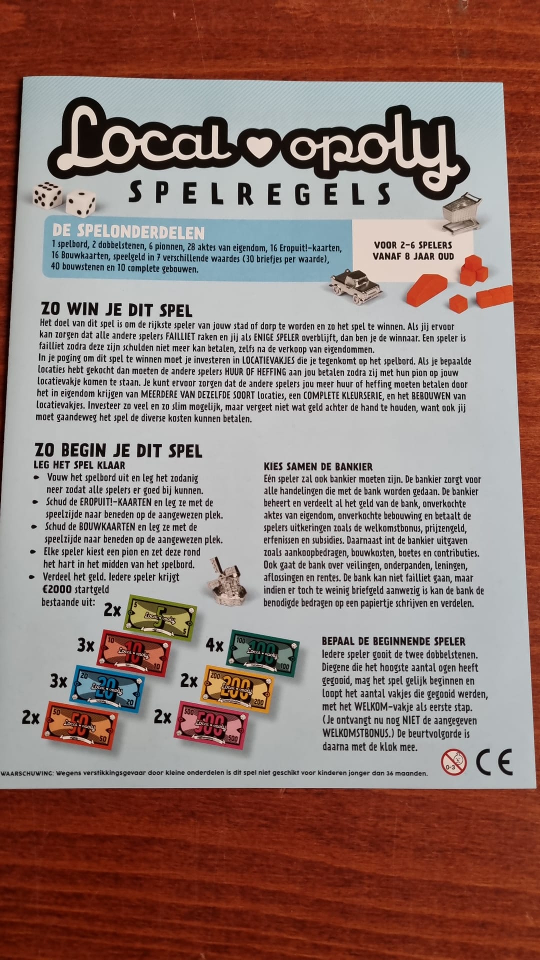 Monopolyspel van de Reeshof in Tilburg