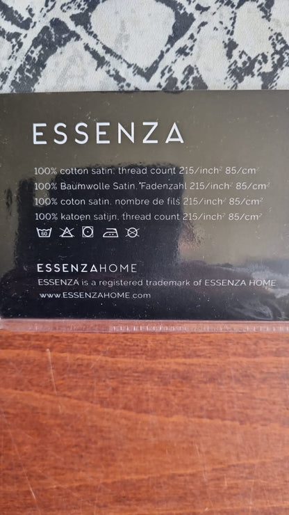 Essenza Doutzen Sand katoensatijn 215TC kussensloop slangenprint, snake skin