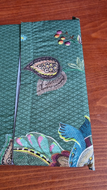 Pip Studio Cece Fiore Green (turquoise)  percal 200TC dekbedovertrek