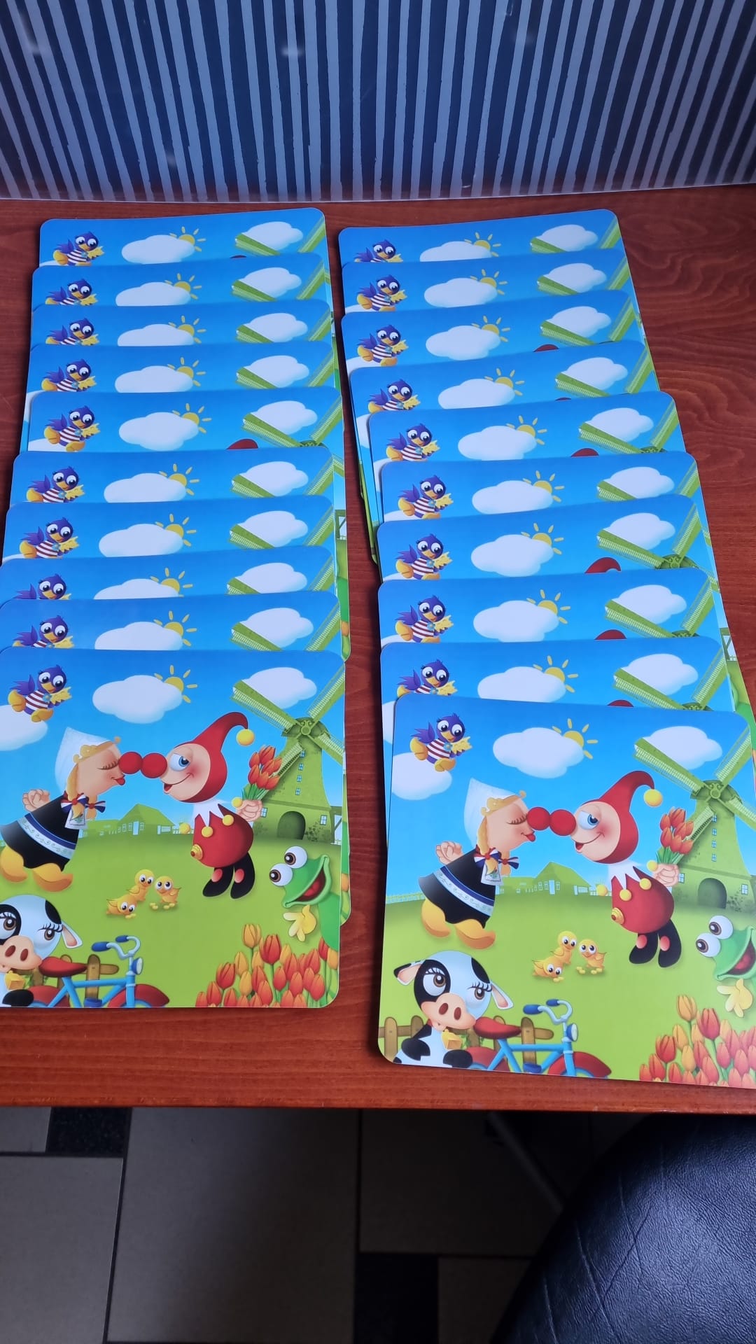 Efteling placemat Jokie en Jet Origineel