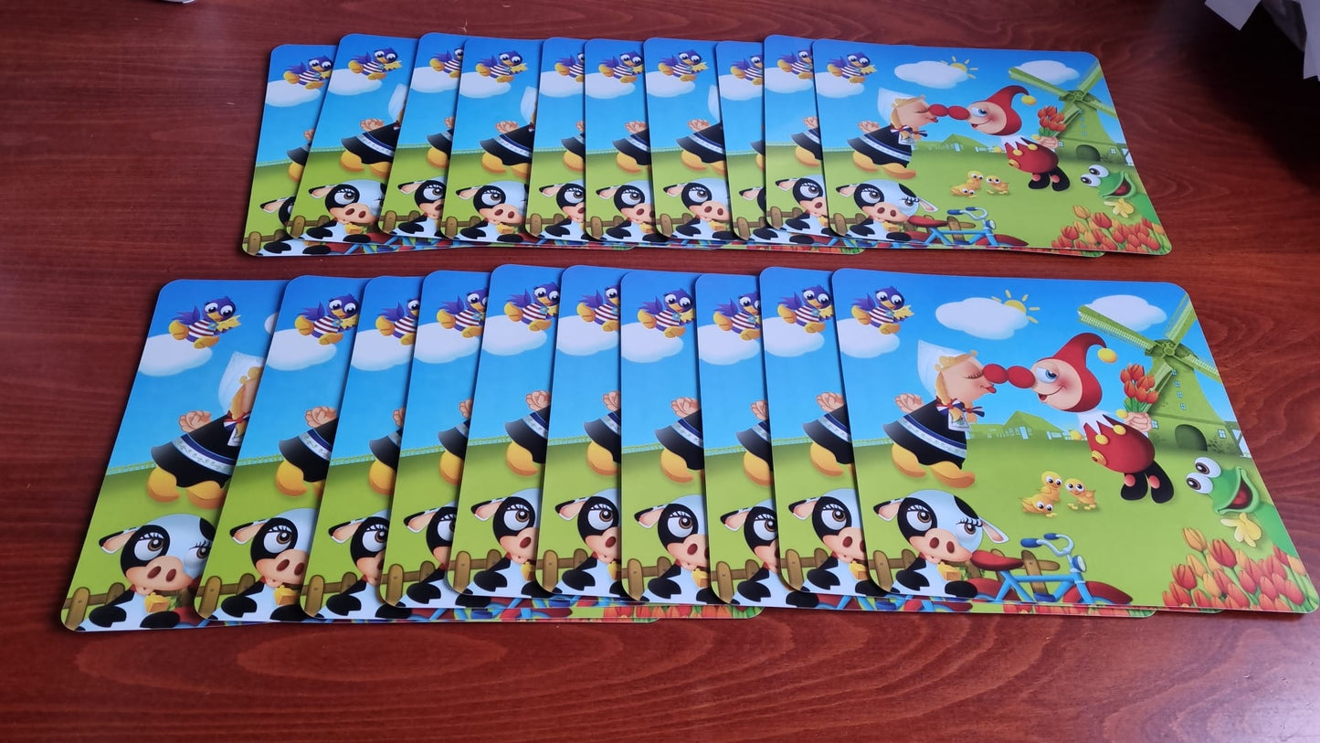 Efteling placemat Jokie en Jet Origineel