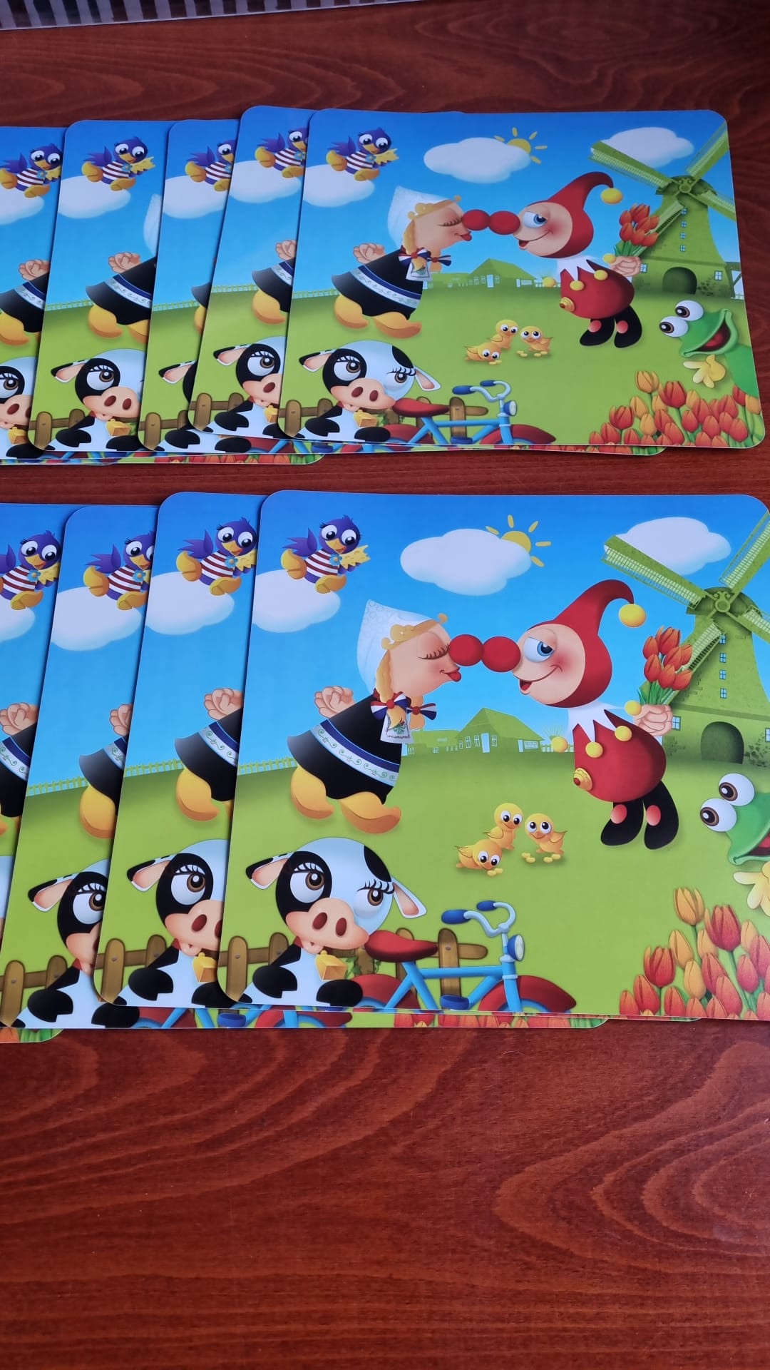 Efteling placemat Jokie en Jet Origineel