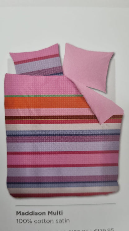 Oilily Maddison katoensatijn 200TC dekbedovertrek retro