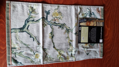Beddinghouse Vincent van Gogh Blossom Green Towels, badhanddoeken katoenen badstof