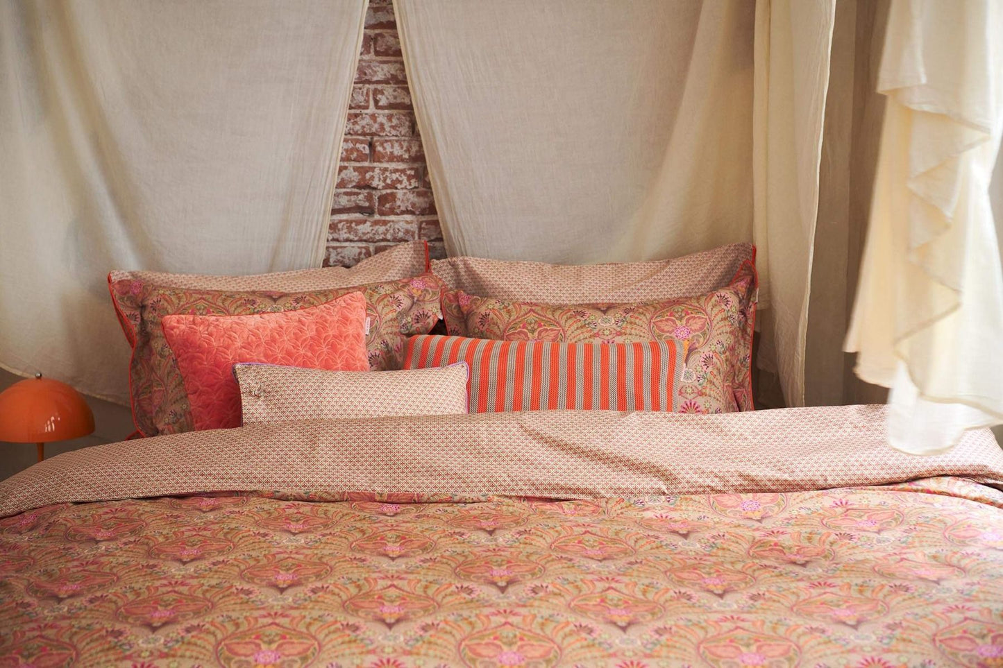 Pip Studio Alba Khaki perkal 200TC dekbedovertrek paisley