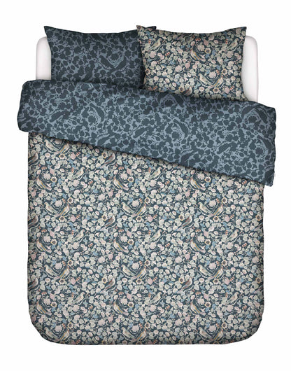 Essenza Aleste Slate Grey dekbedovertrek 220TC katoensatijn