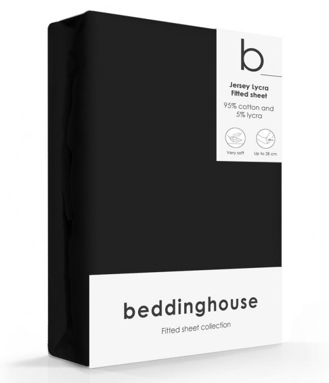 Beddinghouse Jersey-Lycra hoeslaken Black