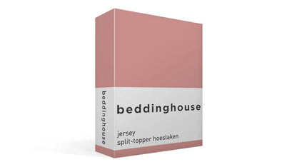 Beddinghouse Jersey split-topper hoeslaken pink, roze