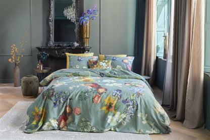 Beddinghouse Vincent van Gogh Partout des Fleurs Green dekbedovertrek katoensatijn 220TC