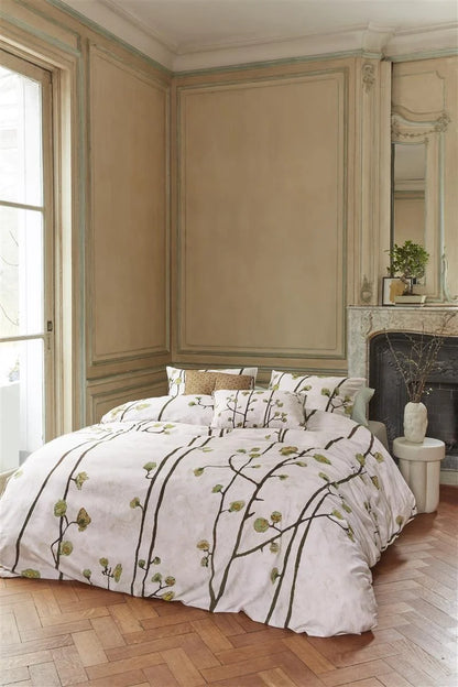 Beddinghouse Vincent van Gogh Plum Blossoms Sand 220TC katoensatijn dekbedovertrek