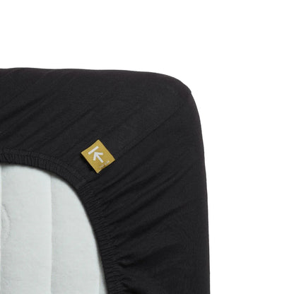 Drap-housse en jersey lycra bleu clair, bleu