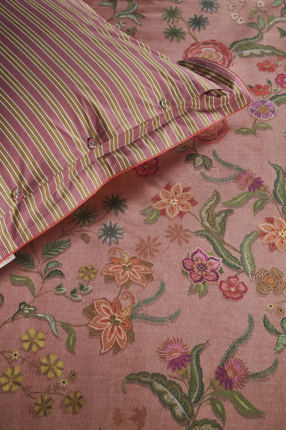 Pip Studio Coco Flower Coral percal katoen 200TC dekbedovertrek