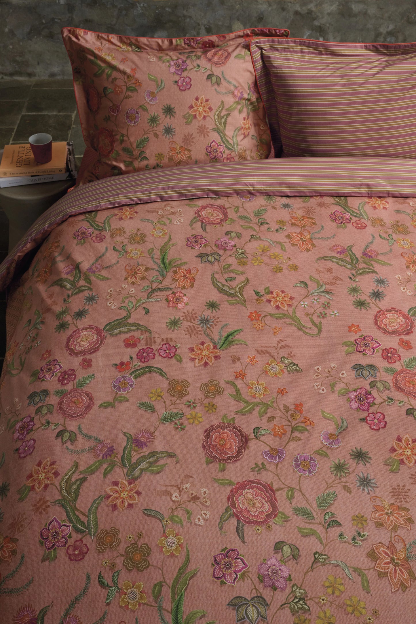 Pip Studio Coco Flower Coral percal katoen 200TC dekbedovertrek