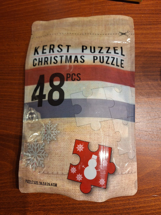 norlander kerst puzzel 48 stukjes winter