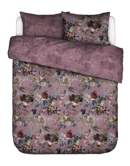 Essenza Isabelle Mauve dekbedovertrek 50% katoensatijn en 50% Lyocell 300TC