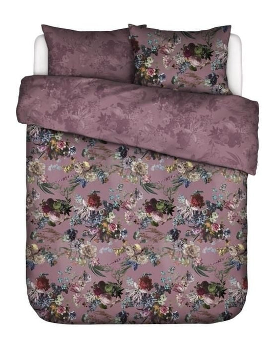 Essenza Isabelle Mauve dekbedovertrek 50% katoensatijn en 50% Lyocell 300TC
