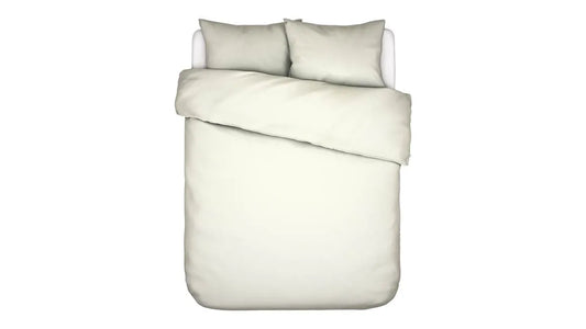 Essenza Minte Oyster dekbedovertrek katoensatijn 300TC